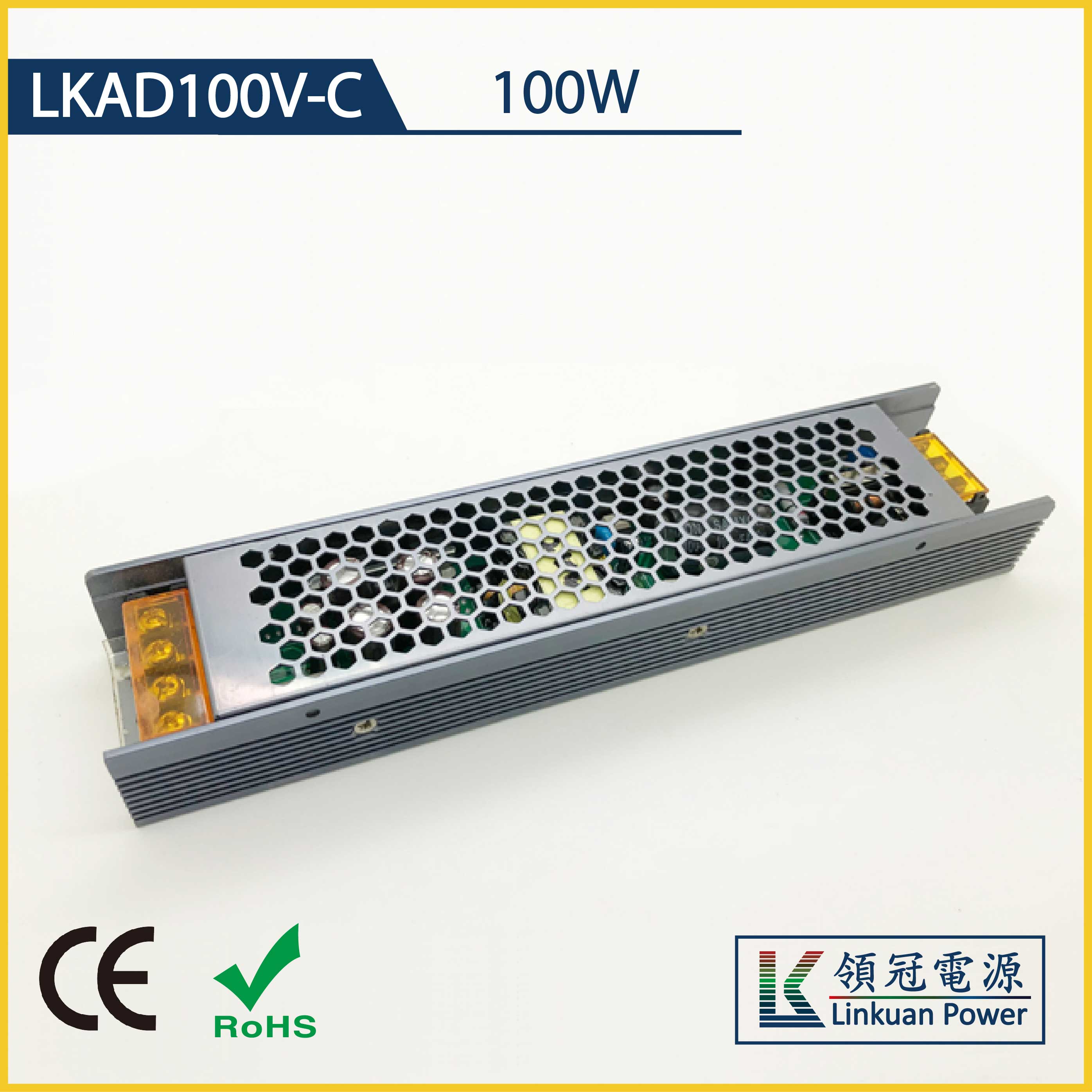 LKAD100V-C 100W 12/24V 8000/4000mA 0-10V Dimming LED drivers