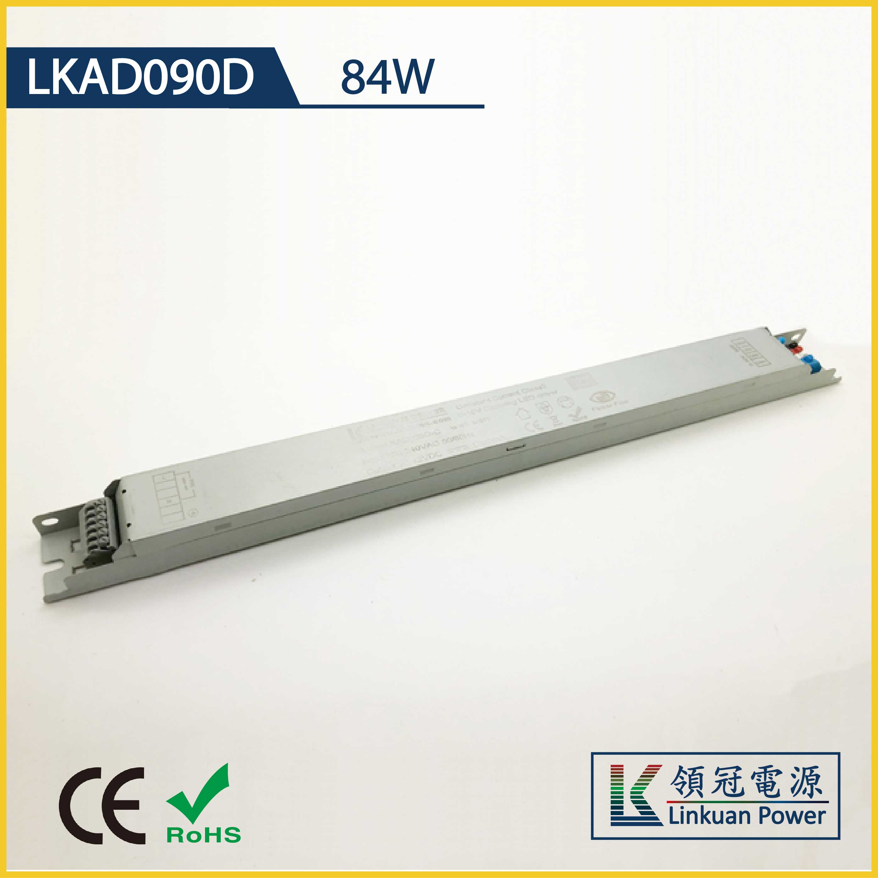 LKAD090D 84W 25-42V 2000mA Linear Lamp triac dimmable led driver